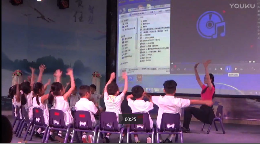 溪山園大班音樂欣賞活動(dòng)《雪絨花》