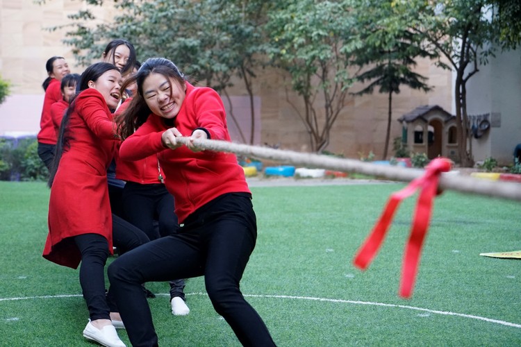 我運動、我健康、我快樂——蒲公英運動會開幕啦