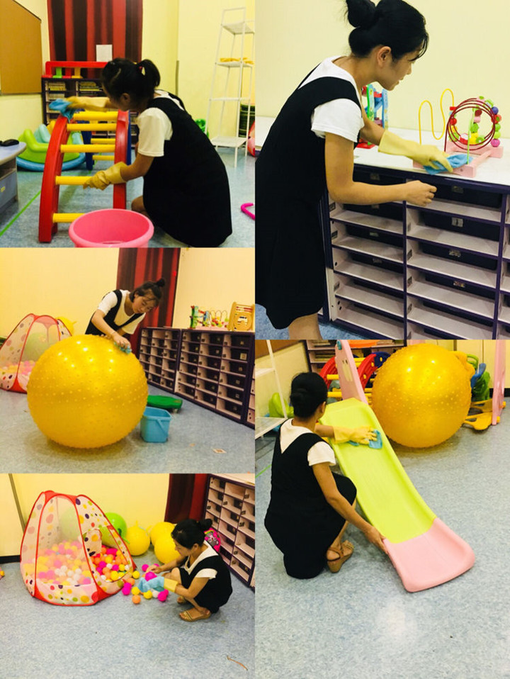 持之以恒，做好中心衛(wèi)生消毒工作！